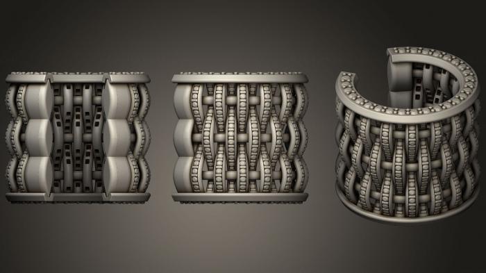 نموذج ثلاثي الأبعاد لآلة CNC مجوهرات خاتم مجوهرات فريد من نوعه